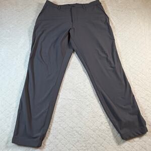 Mizzen+Main Helmsman Slim Charcoal Gray Chino Pants - size 38 - excellent cond